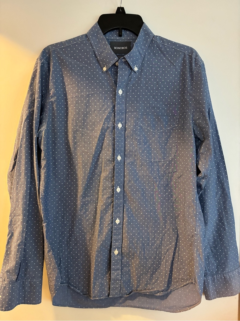 Bonobos Blue Microdot Button-Down Shirt